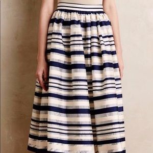Erin Fetherston Anthropologie Menton Midi Skirt